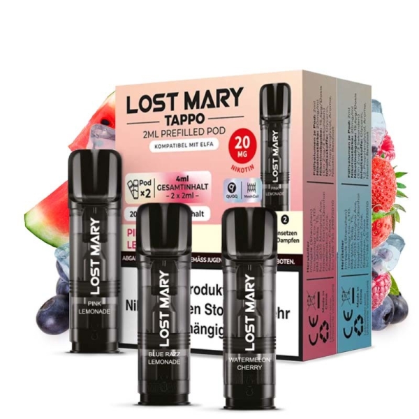 Lost Mary Tappo Pods by ELF BAR 20 mg/ml Watermelon