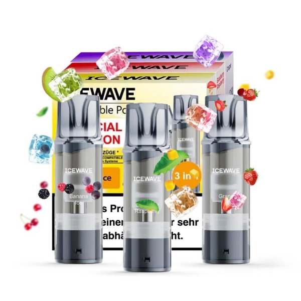 Icewave prefilled Pods Elfa kompatibel 20 mg/ml (3er Set)