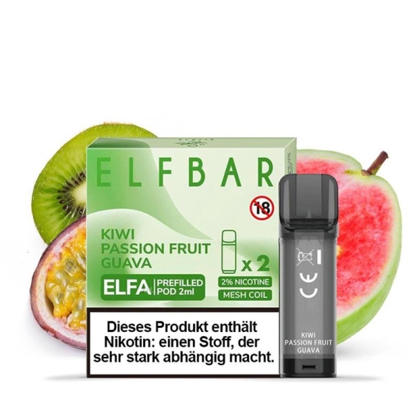 ELF BAR ELFA prefilled Pod (2 Stück) 20 mg/ml Kiwi Passionfruit