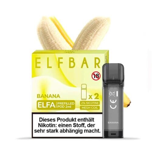 ELF BAR ELFA prefilled Pod (2 Stück) 20 mg/ml Banana